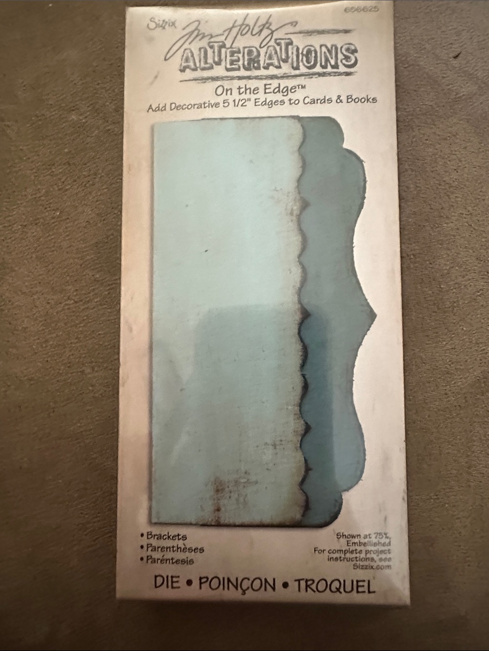 Tim Holtz Sizzix Brackets 656625 On the Edge Alterations Retired Die